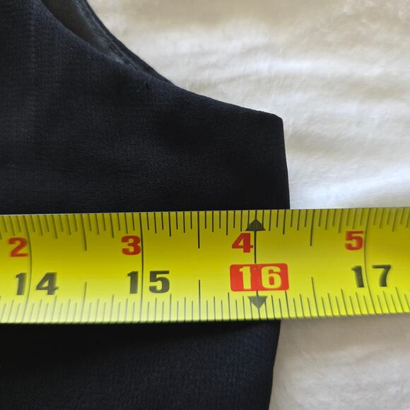 Vintage Laundry 100% Silk Beaded Drop Waist Handkerchief Hem Midi Slip Dress-6 - Picture 10 of 12